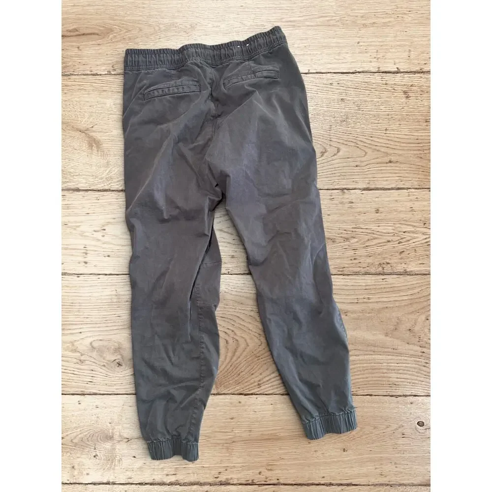 Zara charcoal gray linen jogger pants- size medium